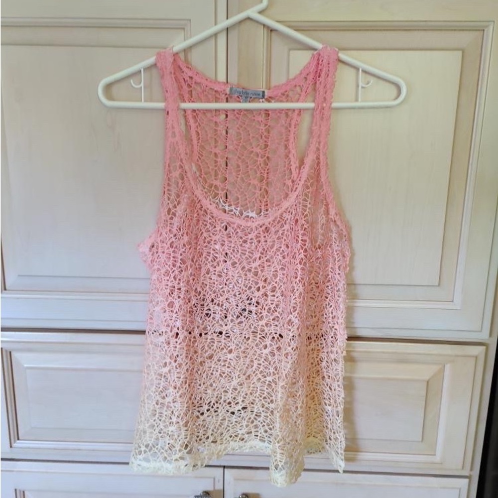 [LIKE 🆕] Charlotte Russe: Ombré Pink/Yellow Tank